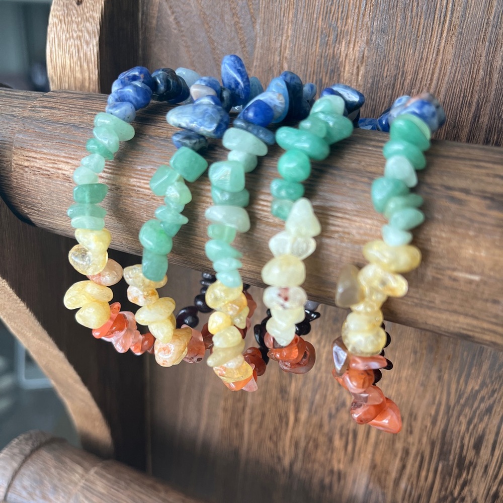 Chakra chips bracelet - Picture 4 of 4